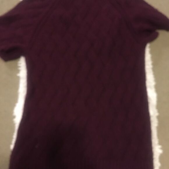Ana Sweater Dress Large Knit Purple Acrylic - Picture 6 of 7